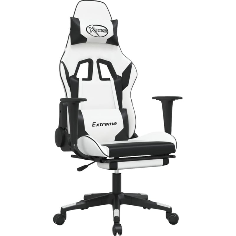 Καρέκλα Gaming VIDAXL 3143709 από Τεχνητό Δέρμα - Μαύρο