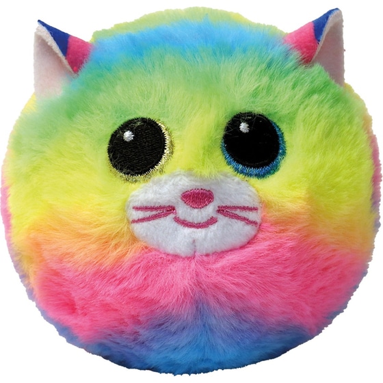 Λούτρινο TY Beanie Bouncers Gemma Χνουδωτό Μπαλάκι που Αναπηδάει Γατούλα Πολύχρωμη (7cm) image 0