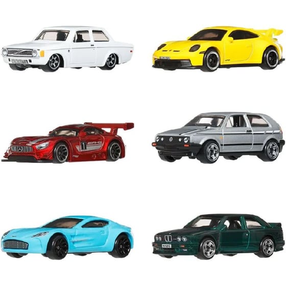 Αυτοκινητάκια - Euro Style Hot Wheels 6-Pack image 1