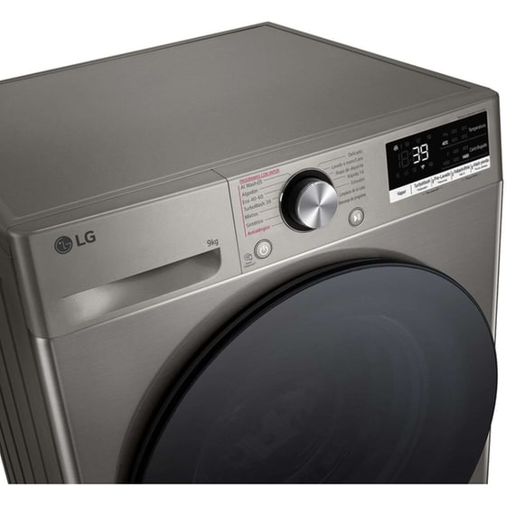 LG F4R7009TSSB 9 kg 1.400 Στροφές Ασημί με Wi-Fi Πλυντήριο Ρούχων image 2