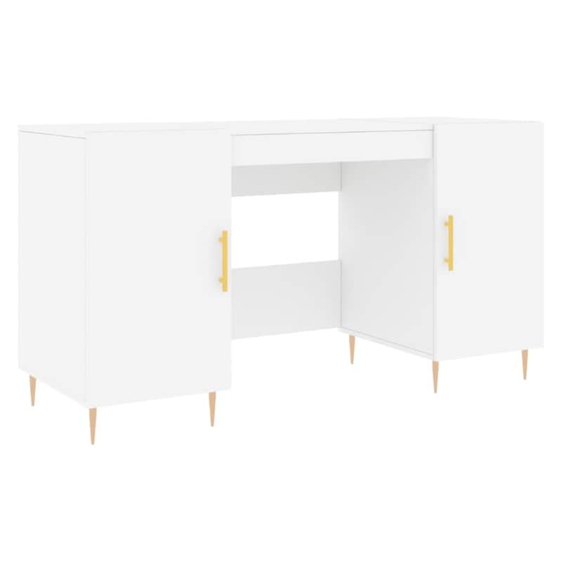 Γραφείο VidaXL από Επεξεργασμένο Ξύλο 140x50x75 cm - Λευκό