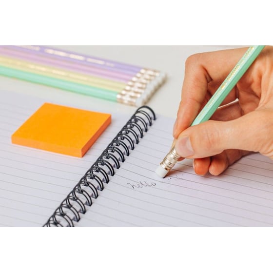 Μολύβι Bic με Γόμα HB Evolution Pastel (1 Τεμάχιο) image 1