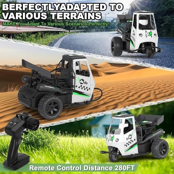 Τηλεκατευθυνόμενο Αγωνιστικό Drift Τρίκυκλο 24 Km/h image 1