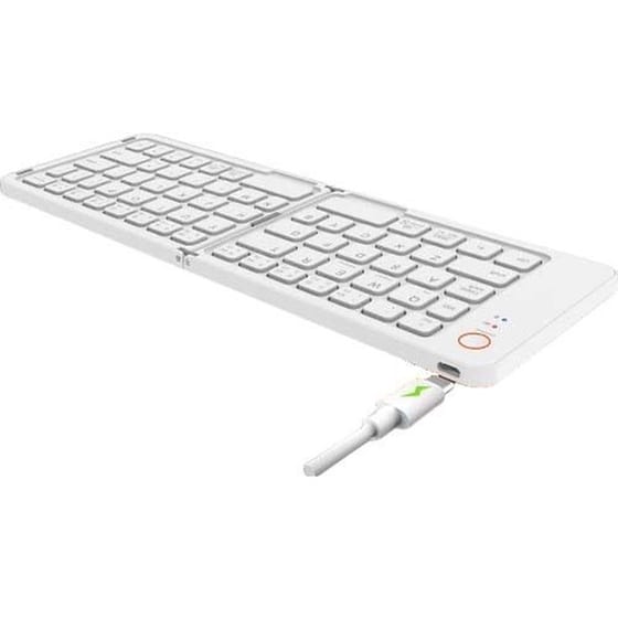 Meetion Mt-btk001 Αναδιπλούμενο Πληκτρολόγιο Λευκό image 2