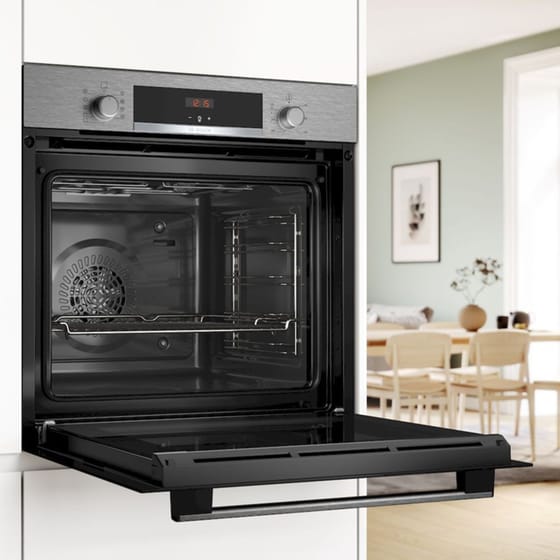 BOSCH PKE645BA2E & HBA514BS3 71 Lt Μαύρο Εντοιχιζόμενος Σετ Φούρνος και Εστία image 3