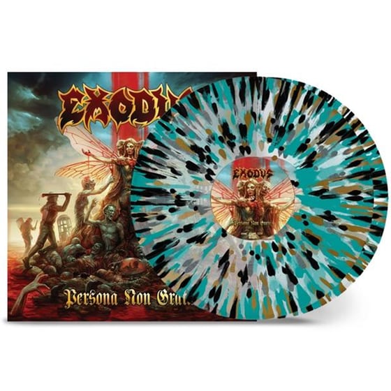Persona Non Grata (Clear Gold Black Turquoise Splatter) image 0