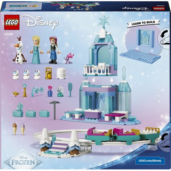 LEGO® Disney Frozen Περιπέτεια στο Κάστρο Πάγου της Έλσας & στη Χιονισμένη Τροχιά (43281) image 8