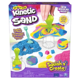 Spin Master Kinetic Sand Squish n Create Παιχνίδι Κατασκευών με Άμμο