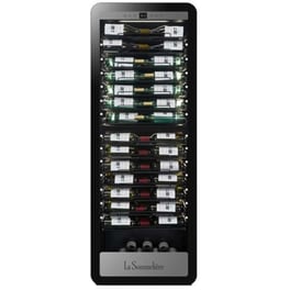 LA SOMMELIERE APOGEE185DZPRO για 184 Μπουκάλια Μαύρο Συντηρητής Κρασιών
