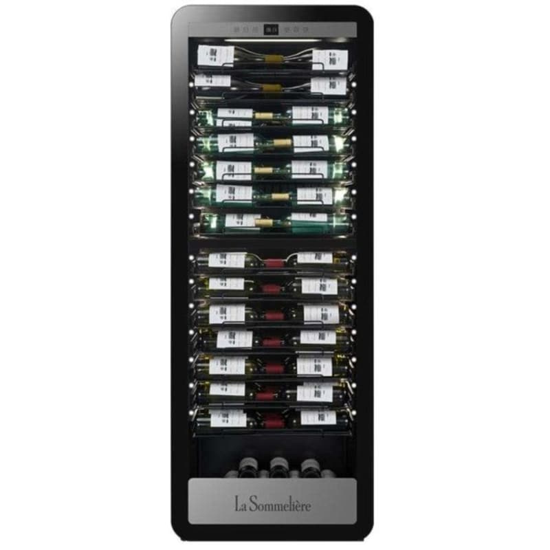 LA SOMMELIERE LA SOMMELIERE APOGEE185DZPRO για 184 Μπουκάλια Μαύρο Συντηρητής Κρασιών
