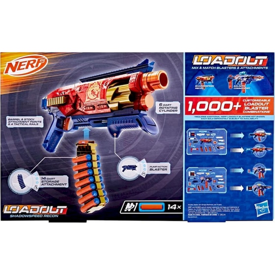 Εκτοξευτήρας Hasbro Nerf Loadout Shadowspeed Recon (G1759) image 2