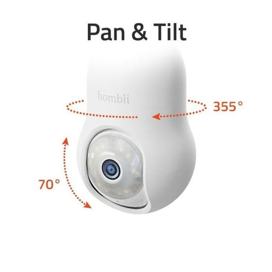 Ασύρματη IP Camera HOMBLI HBBU-0109 2K Dome Βιδωτή image 2