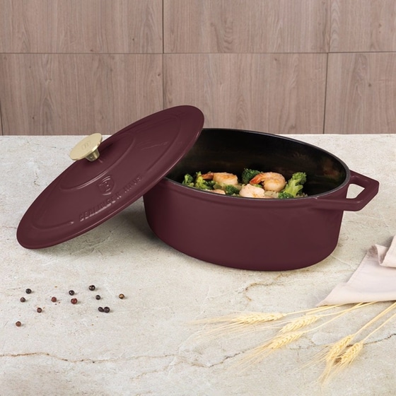 BERLINGER HAUS BH-6543 Μαντεμένια Γάστρα 30 cm 4.65 L Κόκκινο image 5