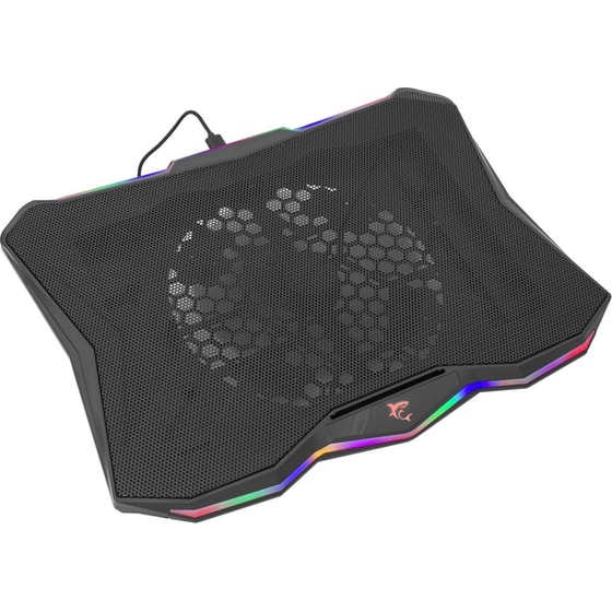 Βάση Laptop White Shark Glacier GCP-03 RGB 17.3" - Μαύρο image 0