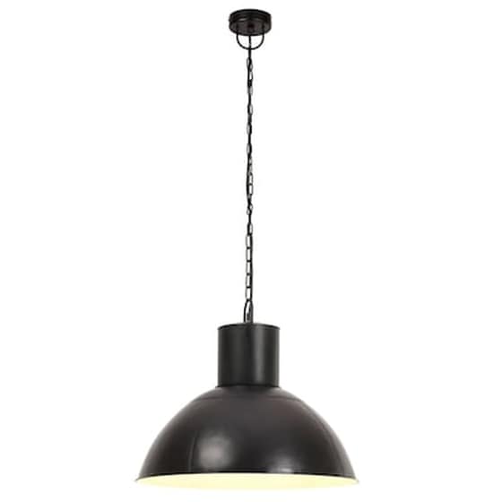 Vidaxl Φωτιστικό Κρεμαστό Στρογγυλό 25 W Μαύρο 48 Εκ. Ε27 image 4