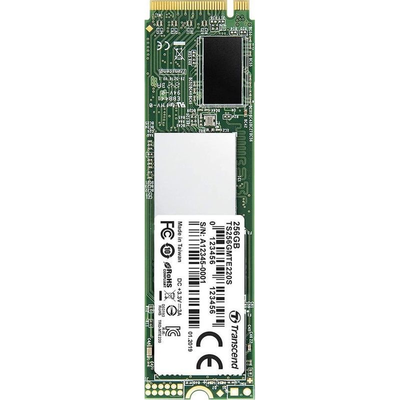 Εσωτερικός SSD Transcend 220s NVMe M.2 256GB PCI Express 3.0 3D NAND φωτογραφία