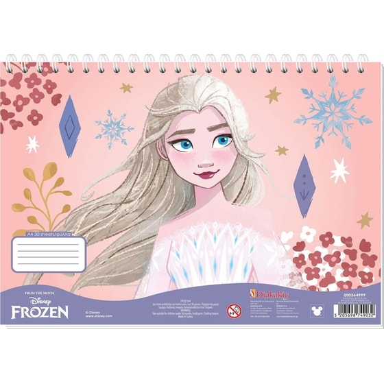 Μπλοκ Ζωγραφικής Διακάκης Frozen 2 Α4 30 Φύλλων 1 Τμχ - Τυχαία Επιλογή Σχεδίου image 0