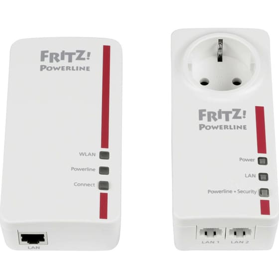 AVM Fritz! 1260E Powerline Διπλό Kit Ασύρματη Σύνδεση Passthrough Πρίζα Wi-Fi 5 με 2 Θύρες Ethernet image 2