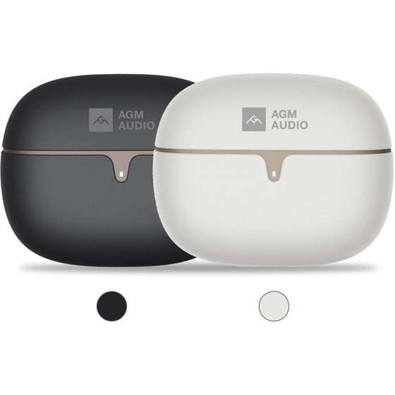 Ακουστικά Bluetooth AGM Buds 5 - Beige image 1