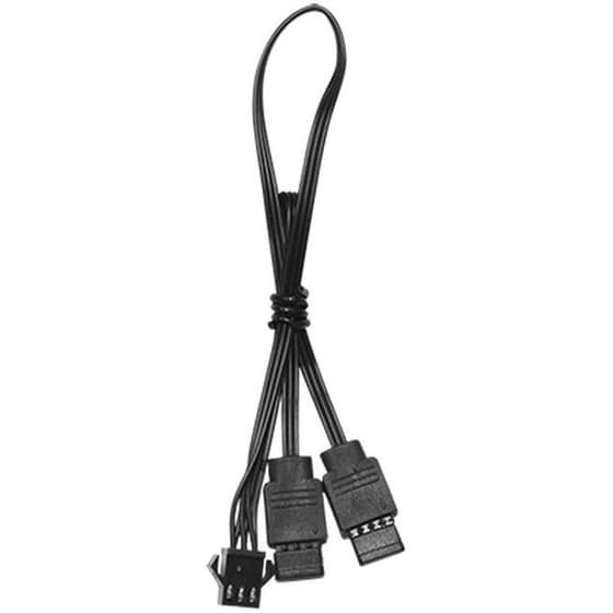 Σετ καλωδίων Lian Li ARGB με υποδοχές 3-pin RGB και 4-pin PWM (G89.12UF-EX.00) - Μαύρο image 4