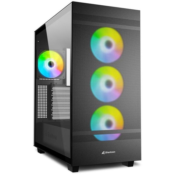 Κουτί Desktop Sharkoon Rebel C50 RGB Gaming Full Tower - Μαύρο image 0