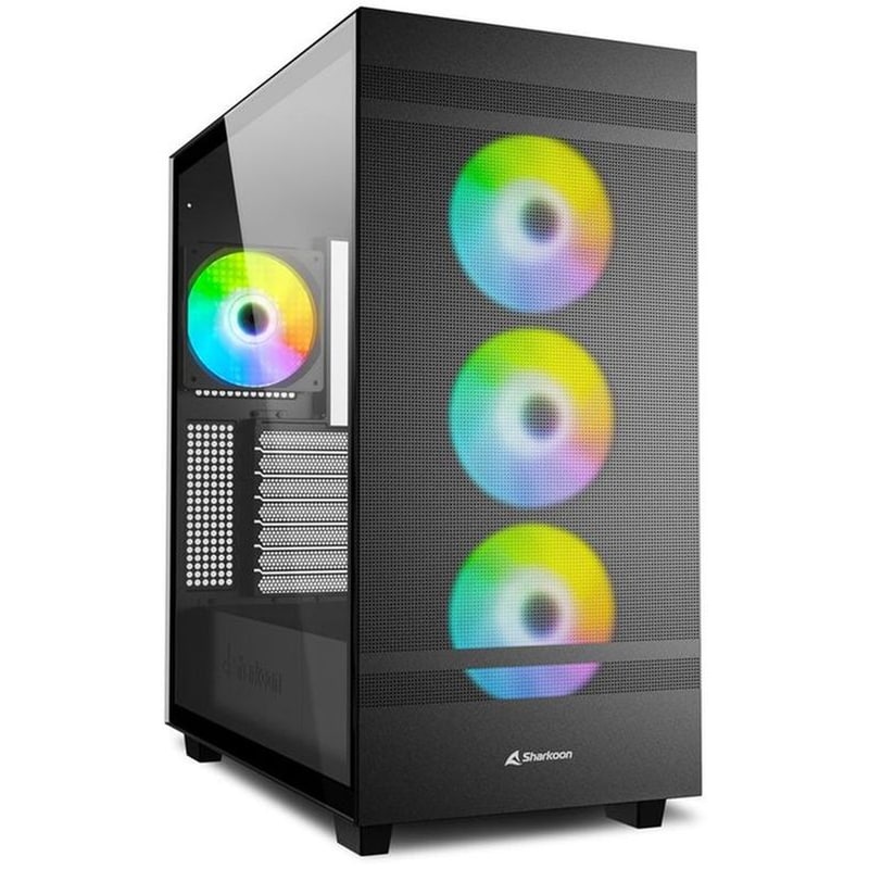 SHARKOON Κουτί Desktop Sharkoon Rebel C50 RGB Gaming Full Tower - Μαύρο