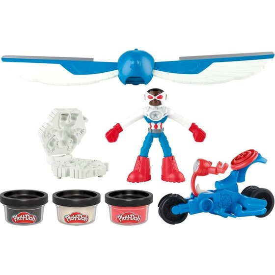 Hasbro Play-Doh Marvel Captain America Moto-Slicer (G0555) image 1