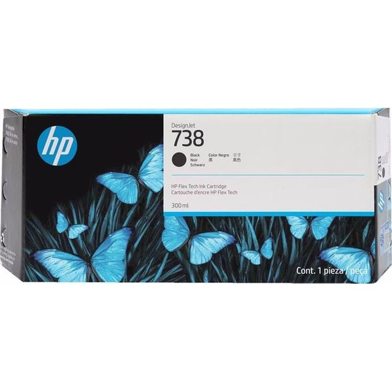 HP 738 Μελάνι Εκτυπωτή DesignJet T850 300ml - Μαύρο