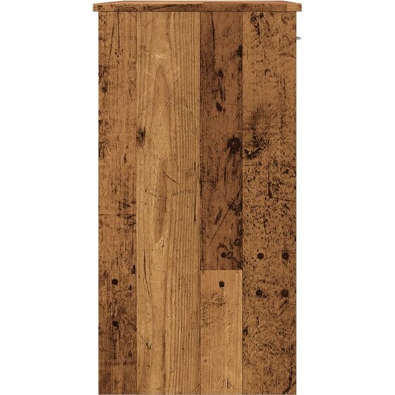 Γραφείο VidaXL από Επεξεργασμένο Ξύλο 80x40x75 cm - Όψη Παλαιού Ξύλου image 6