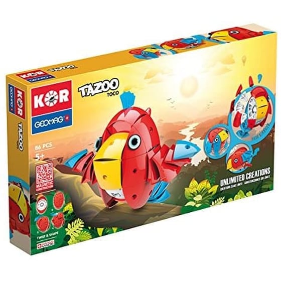 Geomag Σετ Κατασκευής Με Μαγνήτες Tazoo Toco - 86 Κομμάτια image 0