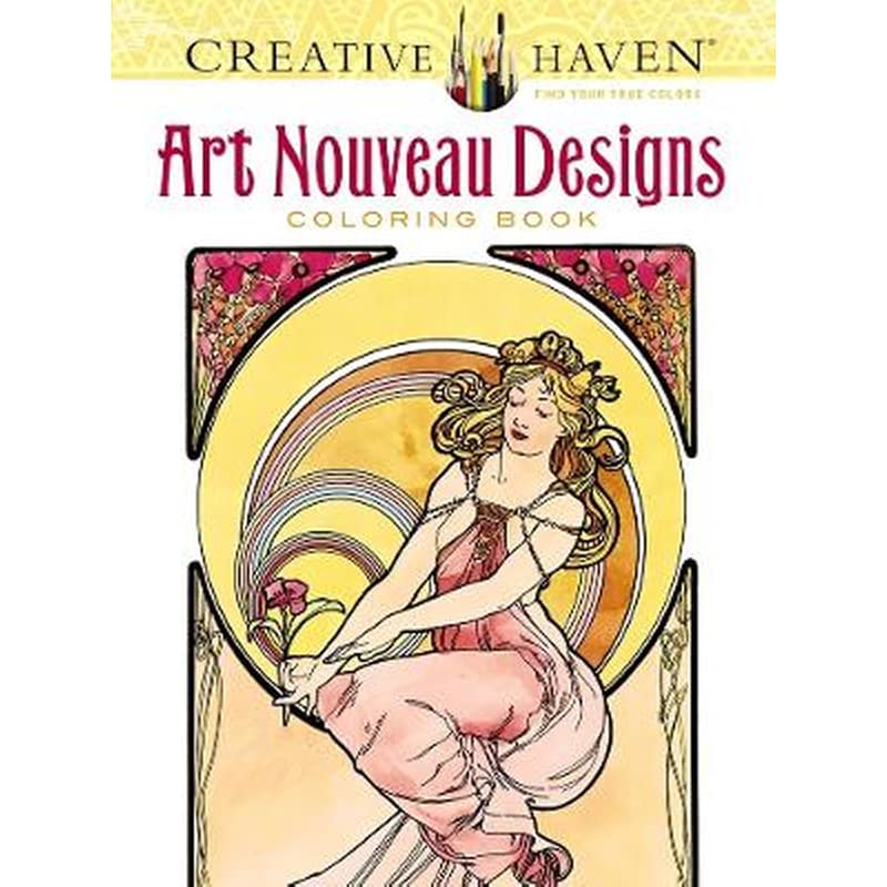 Creative Haven Art Nouveau Designs Coloring Book