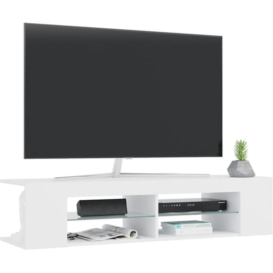 Έπιπλο Τηλεόρασης VidaXL από Ξύλο 135x30x39cm - Λευκό image 2