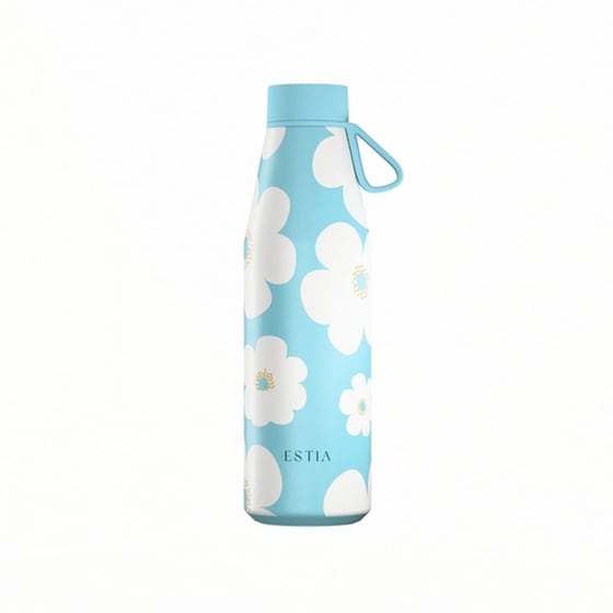 Μπουκάλι Θερμός Estia Flow Save the Aegean Blue Daisy 500 ml image 0