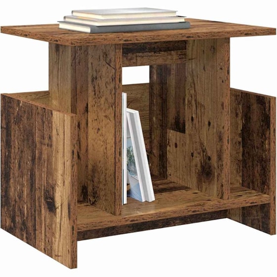 Έπιπλο Τηλεόρασης VidaXL 2 τμχ 50 x 35 x 45 cm - Παλαιωμένο Ξύλο image 1
