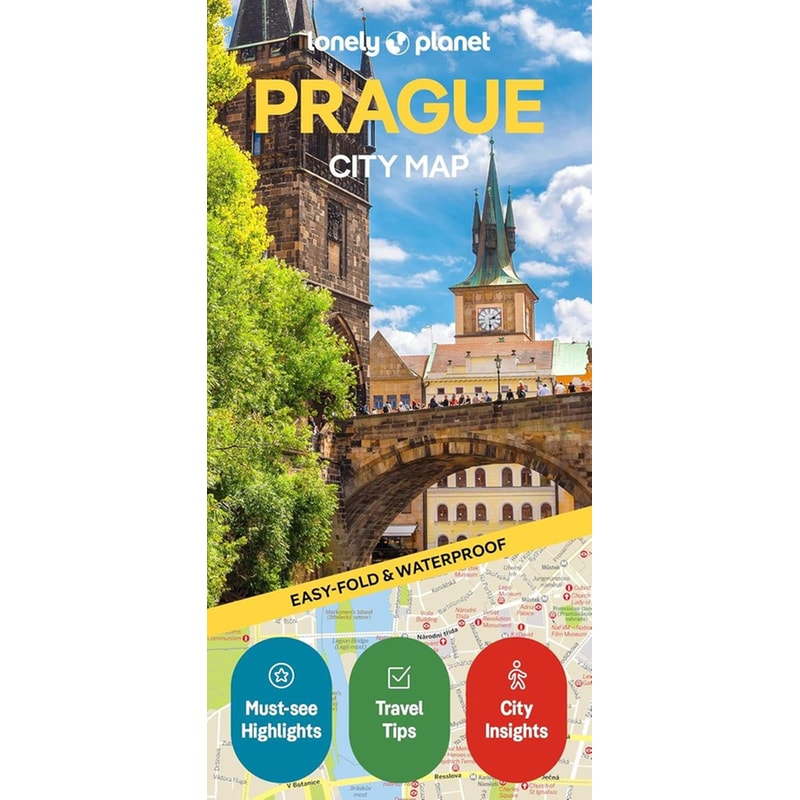 Lonely Planet Prague City Map