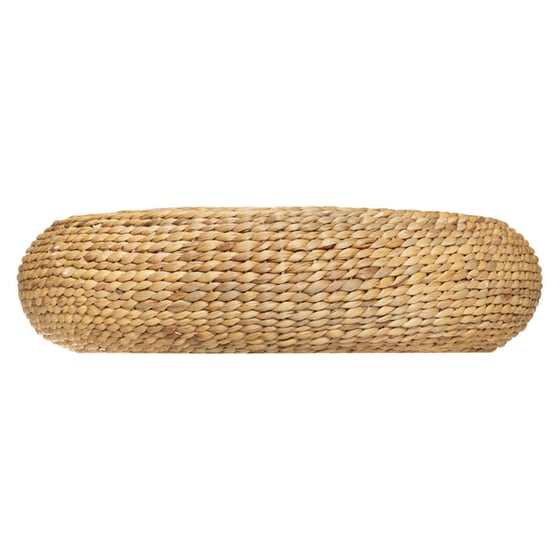 Πουφ Spitishop Ψάθινο 55x55x14 cm - Kαφέ image 2