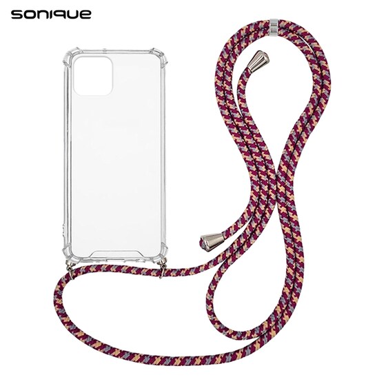 Θήκη Apple iPhone 11 Pro - Sonique Armor Clear - Rainbow Μπορντό image 0