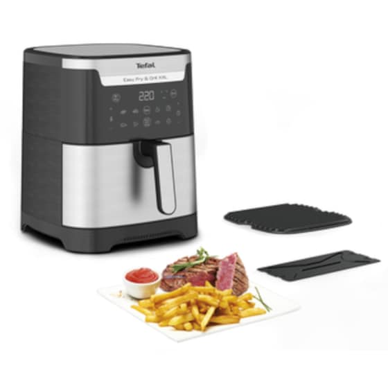 Φριτέζα Αέρος TEFAL EY801D με Αποσπώμενο Κάδο 1830 W 6.5 L Inox image 2