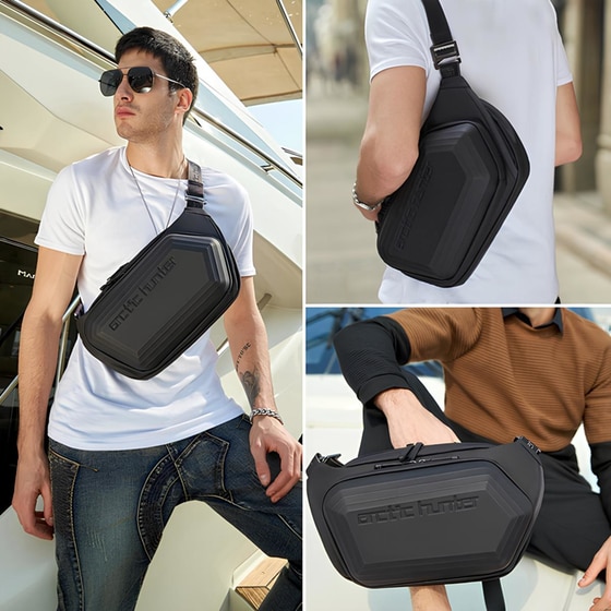 Τσάντα Crossbody Arctic Hunter Y00013 - Μαύρη image 8