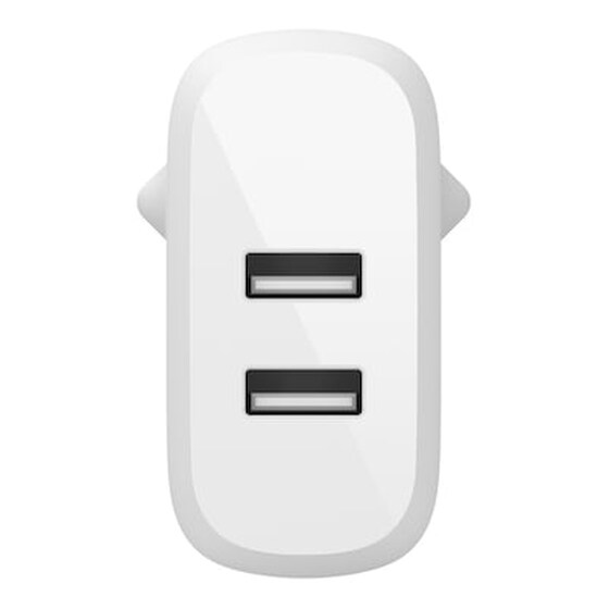 Σετ Φόρτισης Belkin 2x Usb 24W with cable Lightning 1m - White image 3