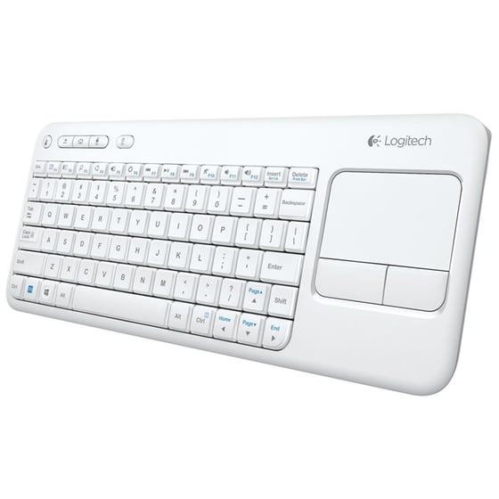 Logitech Wireless Touch K400 Λευκό Πληκτρολόγιο Ασύρματο image 1
