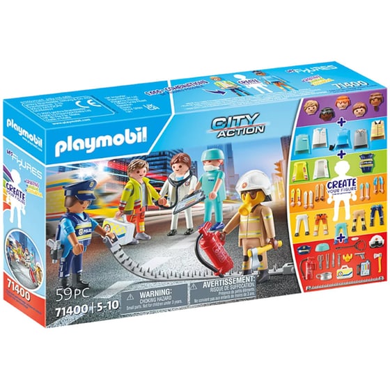 PLAYMOBIL® My Figures: Ομάδα Διάσωσης (71400) image 0