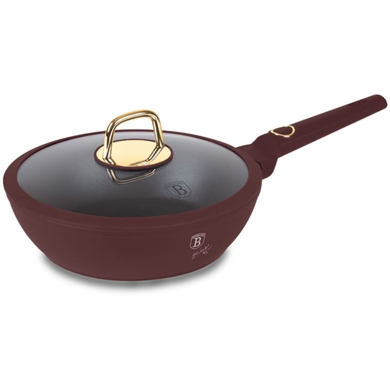 Αντικολλητικό Τηγάνι BERLINGER HAUS BH-8032 24 cm Μπορντό BERLINGER HAUS