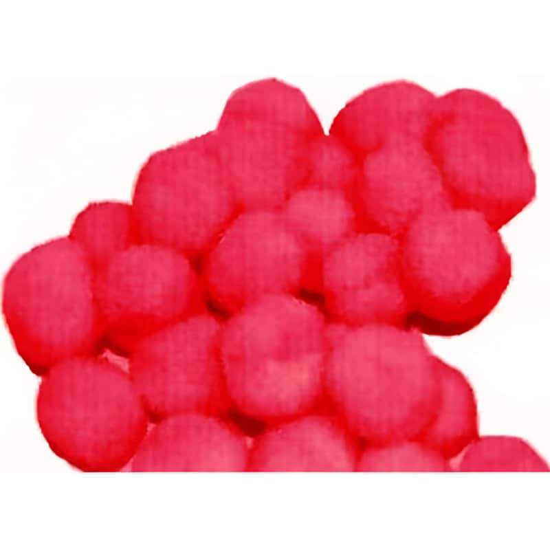 Πομ Πομ Anhui Tianhui 3 cm Κόκκινο (100 Τεμάχια)