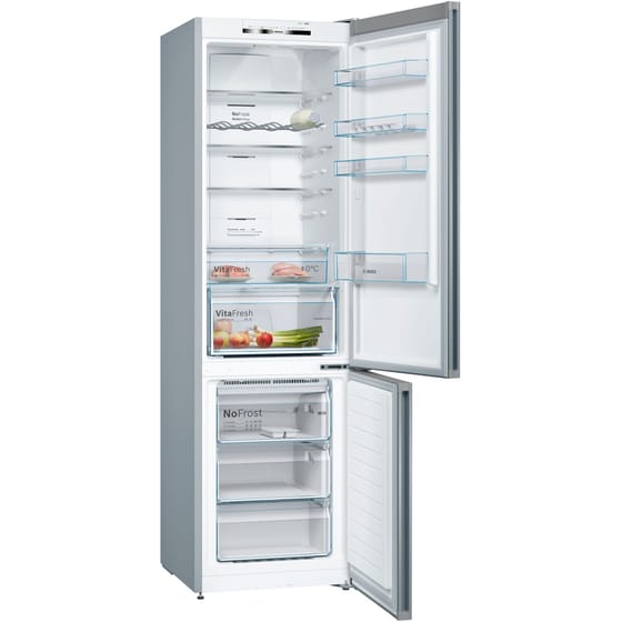 BOSCH KGN39VIEB Total No Frost 368 Lt Brushed Steel Ψυγειοκαταψύκτης image 2