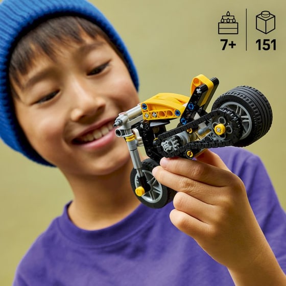 LEGO® Technic Κίτρινη Μοτοσικλέτα (42225) image 2