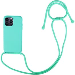 Θήκη Apple iPhone 14 Pro Max - My Colors με Κορδόνι Carryhang - Γαλάζιο