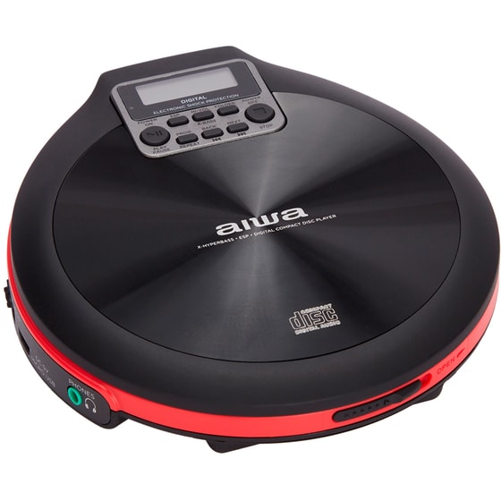 Φορητό CD Player AIWA PCD-810RD - Μαύρο/Κόκκινο image 5