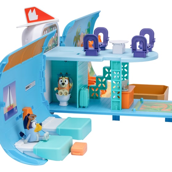 Bluey Σετ Παιχνιδιού 3 σε 1 Αεροπλάνο-Ξενοδοχείο-Πλοίο image 12
