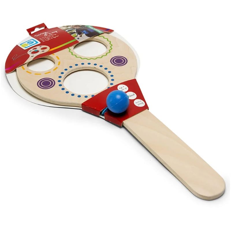 Ξύλινο Παιχνίδι BS Toys Τρύπια Ρακέτα